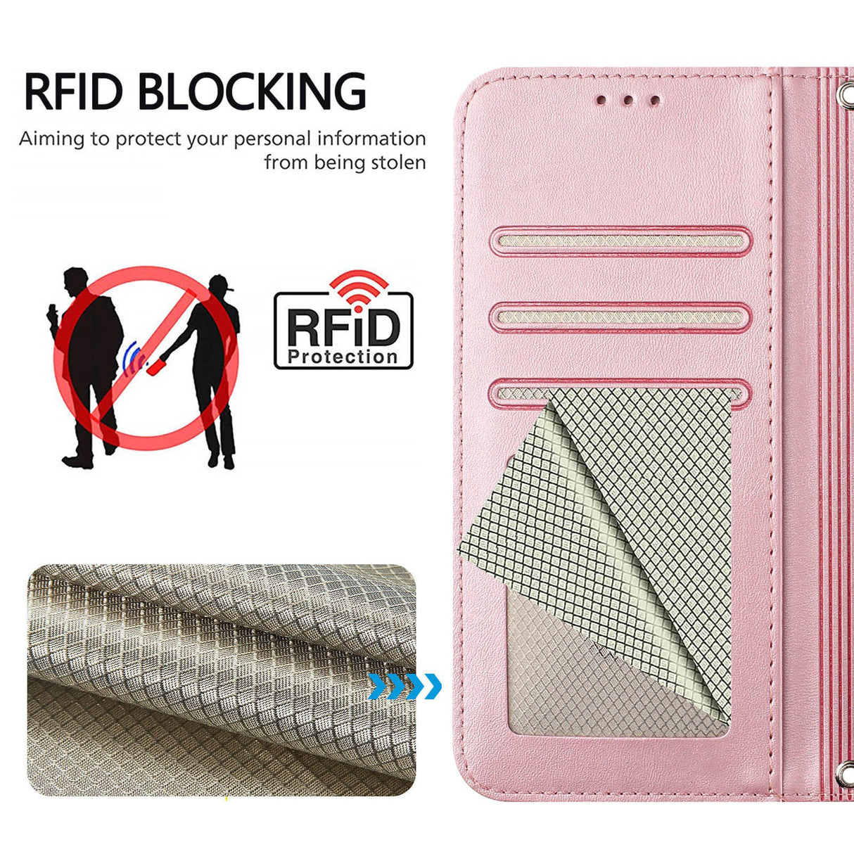 Honor 600 / 600 Pro EIDERWOOD Kunstskinn Flip Deksel m. Stropp - Rosa