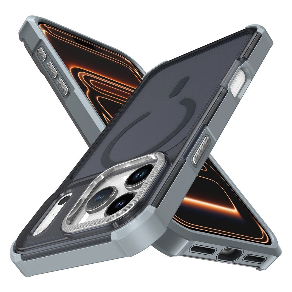 iPhone 17 Pro EIDERWOOD Matt Hybrid Plast Deksel - MagSafe Kompatibel - Grå