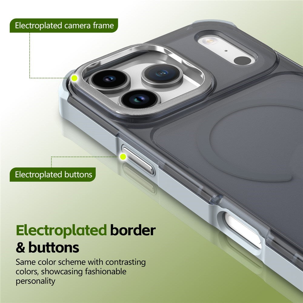 iPhone 17 Pro EIDERWOOD Matt Hybrid Plast Deksel - MagSafe Kompatibel - Grå