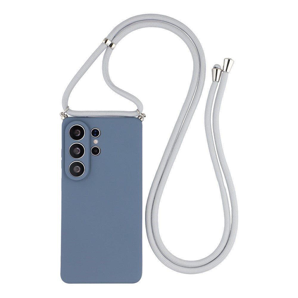 Samsung Galaxy S26 Ultra EIDERWOOD Fôret Fleksibelt Plast Deksel m. Stropp - Lavendel