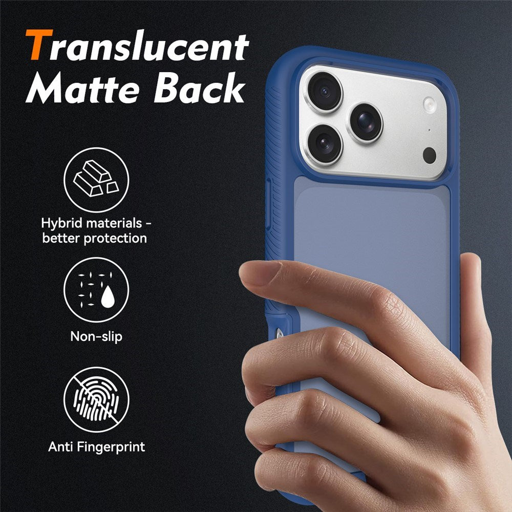 iPhone 18 Pro Max / 17 Pro Max EIDERWOOD Todelt Matt Hybrid Plast Deksel - Blå