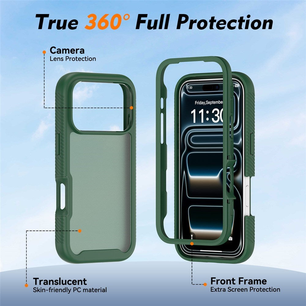 iPhone 18 Pro / 17 Pro EIDERWOOD Todelt Matt Hybrid Plast Deksel - Grønn