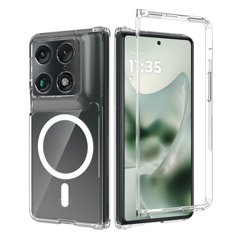 Motorola Razr Fold EIDERWOOD Hybrid Plast Deksel - MagSafe Kompatibel - Gjennomsiktig