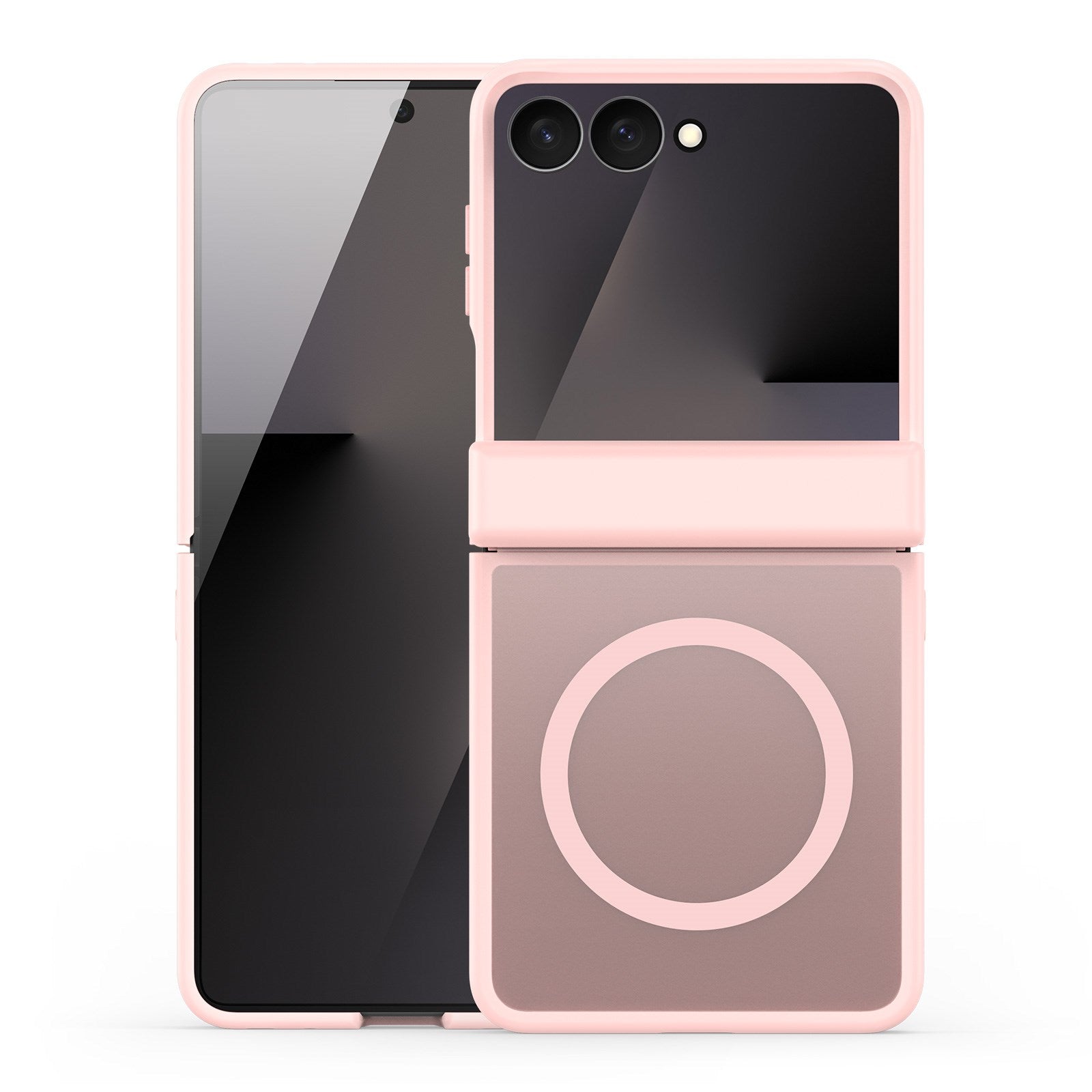 Samsung Galaxy Z Flip8 DUX DUCIS Hybrid Deksel med Matt Bakside – MagSafe Kompatibel – Rosa