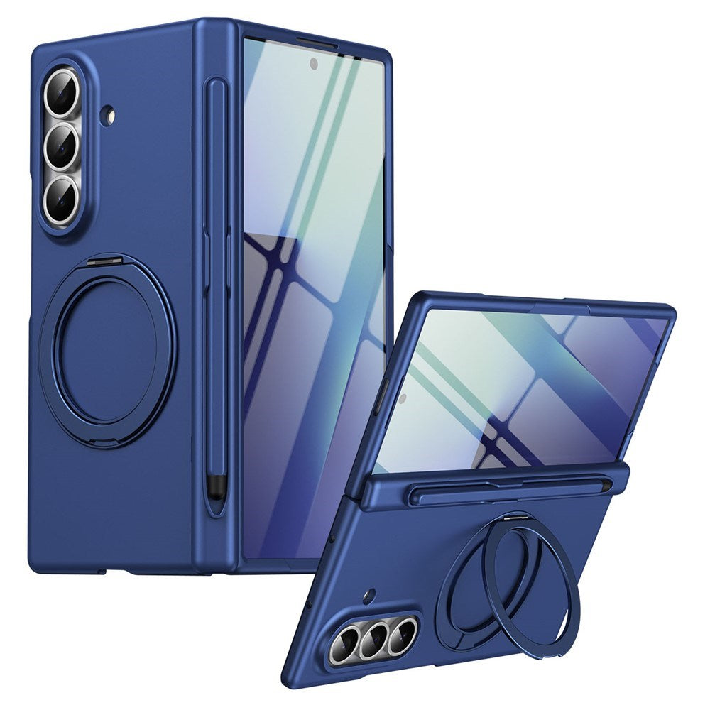 Samsung Galaxy Z Fold8 Ultra EIDERWOOD Deksel med Skjermbeskyttelse & Stativfunksjon - Blå
