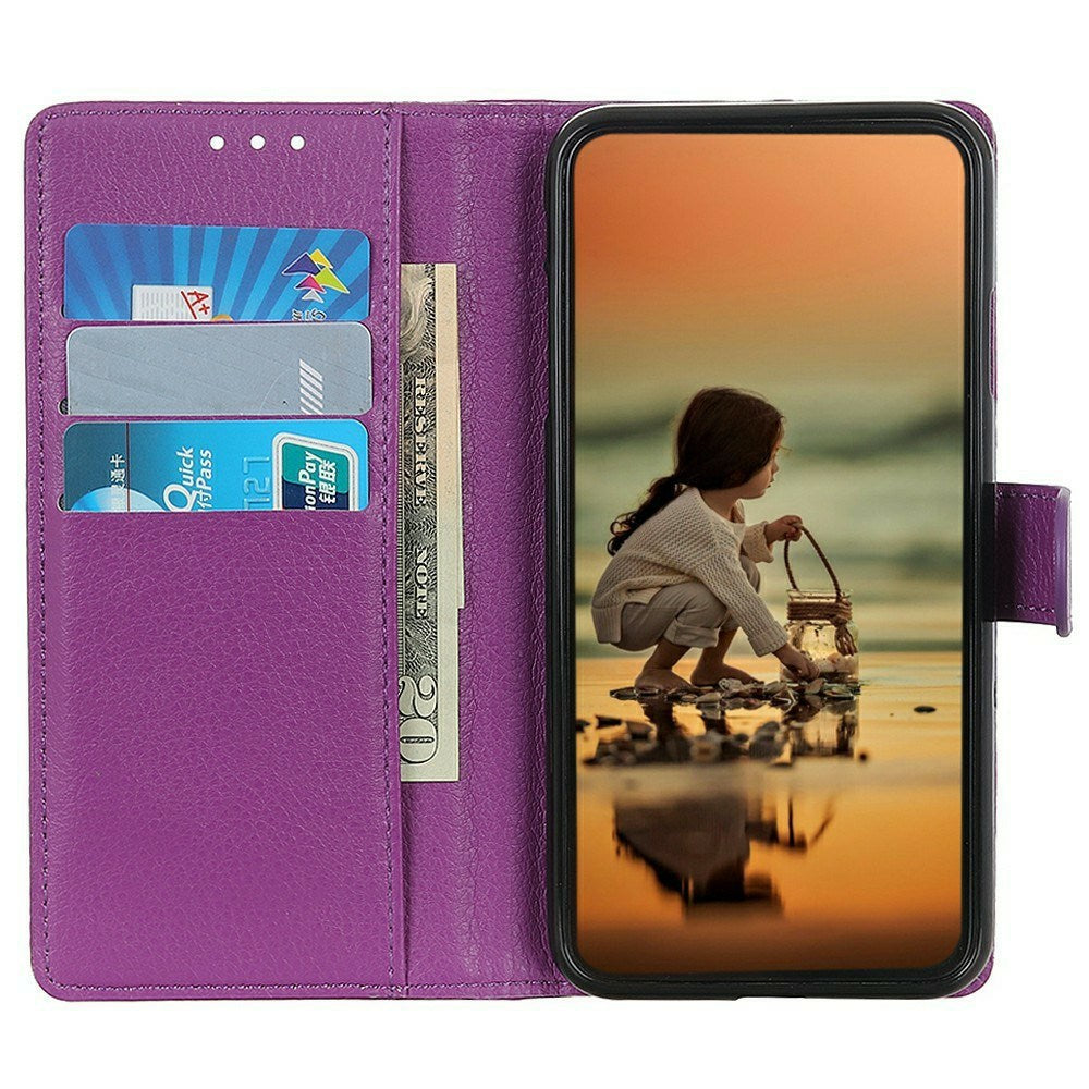 OPPO Find X9 Ultra EIDERWOOD Kunstskinn Flip Deksel m. Kortlomme & Stativfunksjon - Lilla