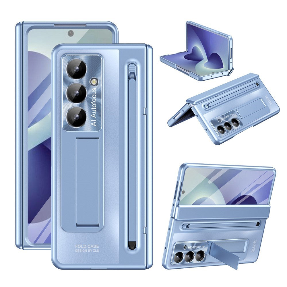 Samsung Galaxy Z Fold8 Ultra EIDERWOOD Deksel med Stylus Penn & Støtte - Blå