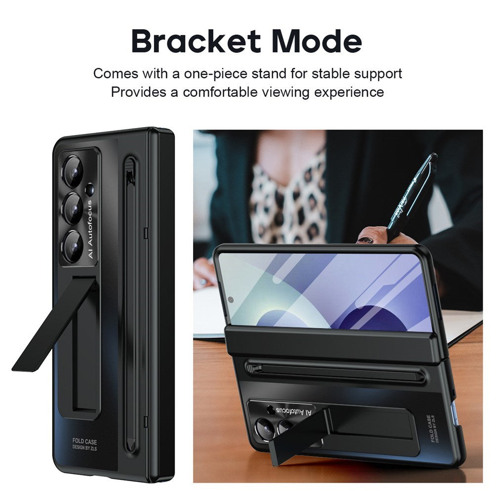 Samsung Galaxy Z Fold8 Ultra EIDERWOOD Deksel med Stylus Penn & Støtte - Svart