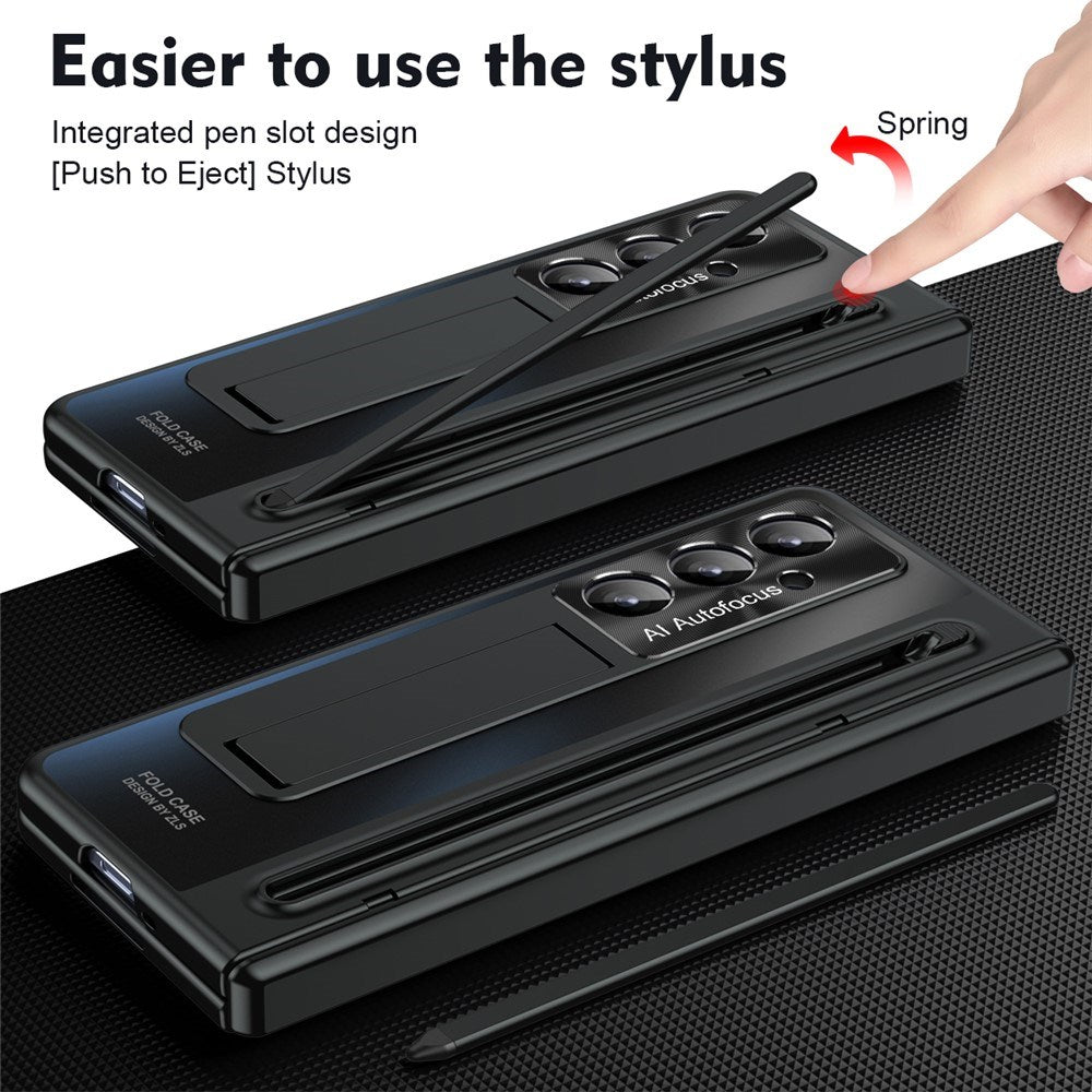 Samsung Galaxy Z Fold8 Ultra EIDERWOOD Deksel med Stylus Penn & Støtte - Svart