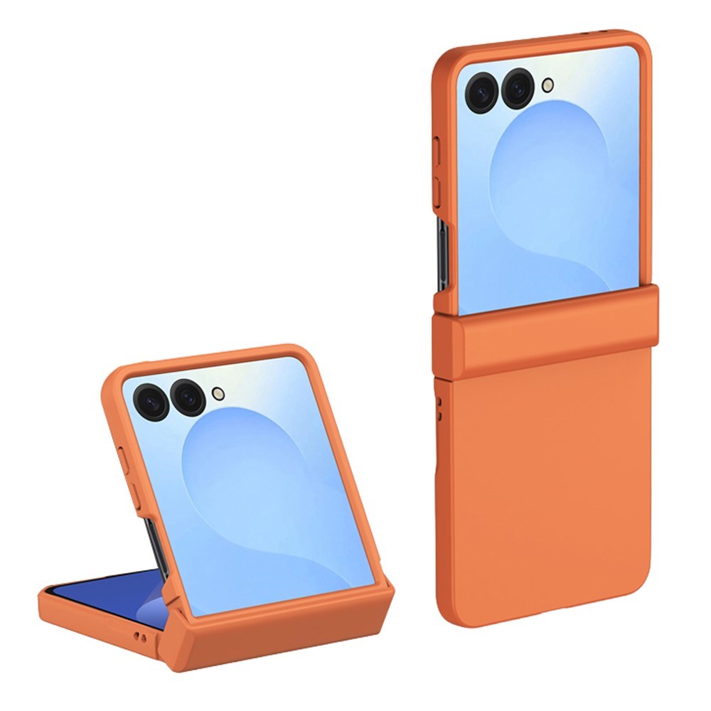 Samsung Galaxy Z Flip8 EIDERWOOD Hard Plast Deksel med Hengsel - Oransje