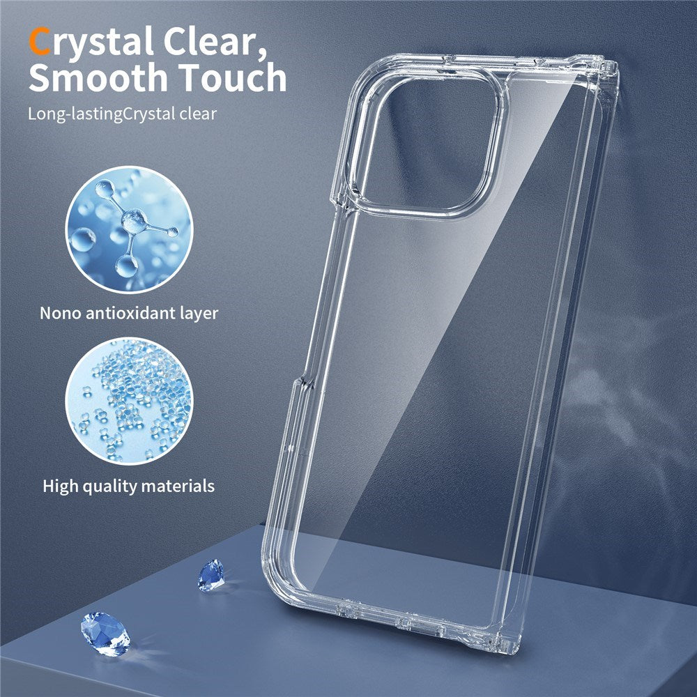 Google Pixel 11 Pro Fold EIDERWOOD Hybrid Plast Deksel - Gjennomsiktig