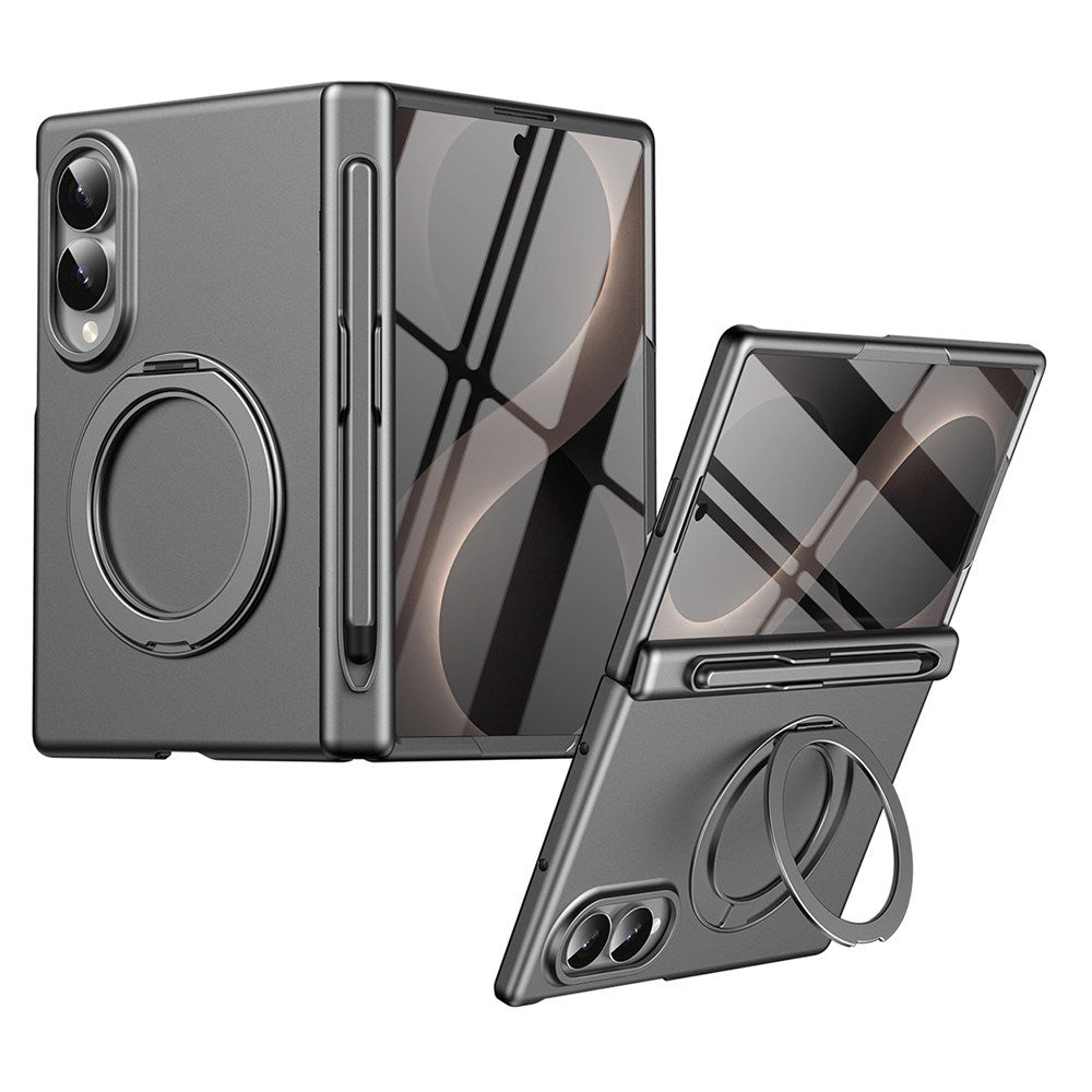 Samsung Galaxy Z Fold8 EIDERWOOD Deksel med Skjermbeskyttelse & Stativfunksjon - Grå