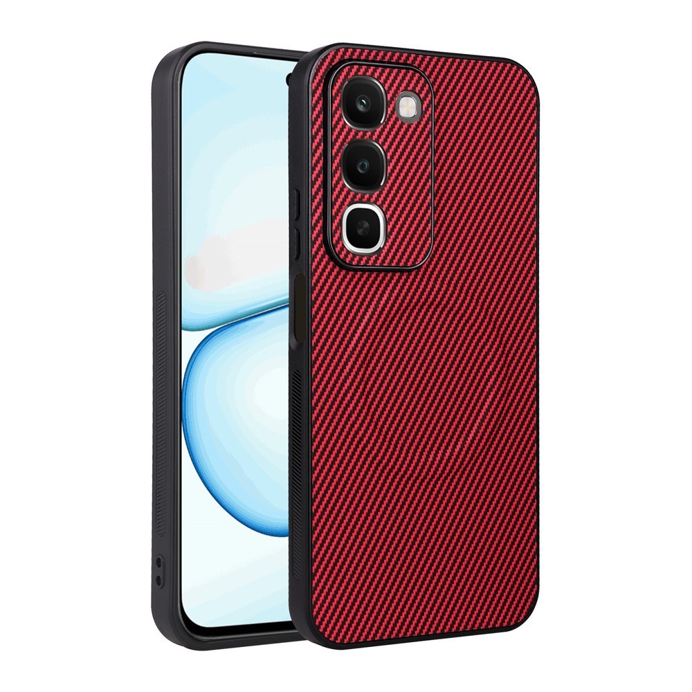 Realme C100 EIDERWOOD Hybrid Carbon Deksel - MagSafe Kompatibel - Rød