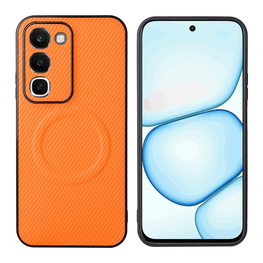 Realme C100 EIDERWOOD Hybrid Carbon Deksel - MagSafe Kompatibel - Oransje