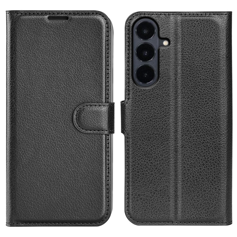 Samsung Galaxy S26 FE EIDERWOOD Flip Deksel med Kortholder & Stativfunksjon - Svart