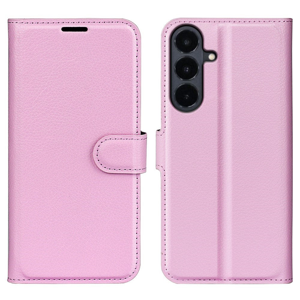 Samsung Galaxy S26 FE EIDERWOOD Flip Deksel med Kortholder & Stativfunksjon - Rosa