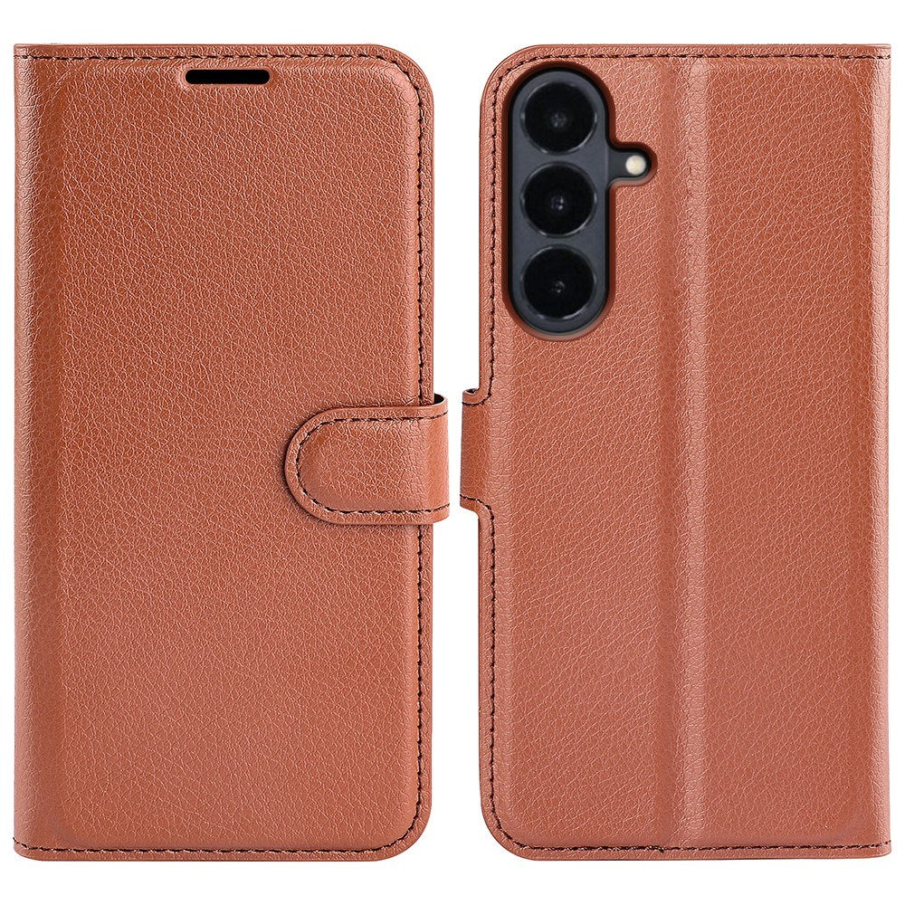 Samsung Galaxy S26 FE EIDERWOOD Flip Deksel med Kortholder & Stativfunksjon - Brun