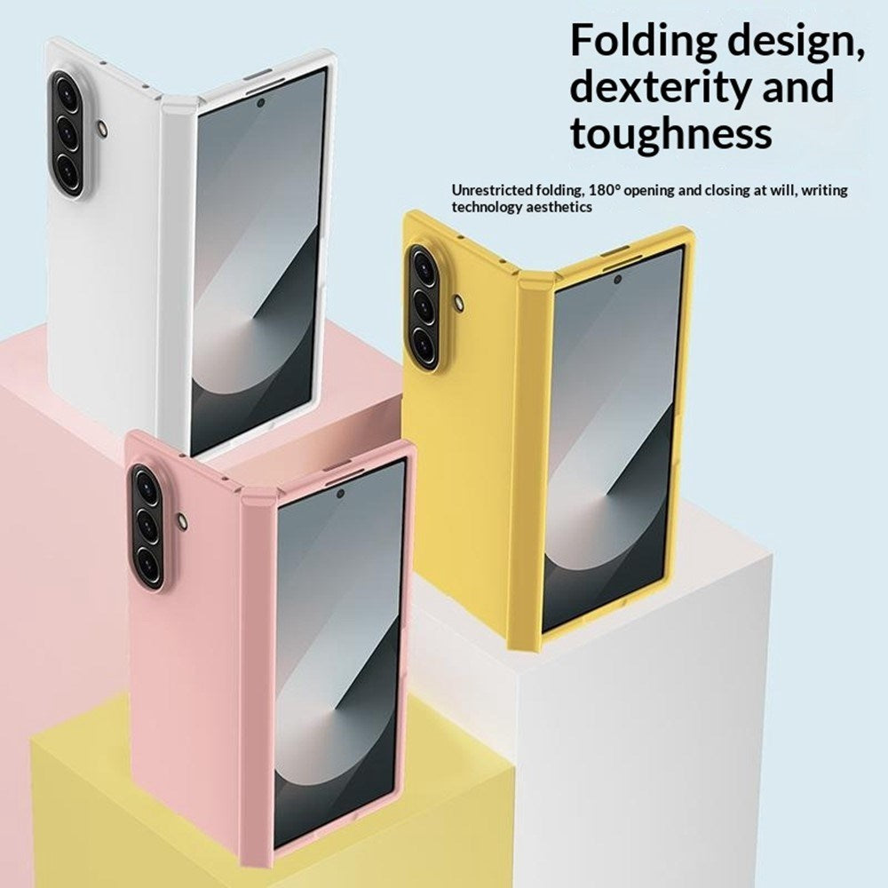 Samsung Galaxy Z Fold8 Ultra EIDERWOOD Hard Plast Deksel med Hengsel - Gul