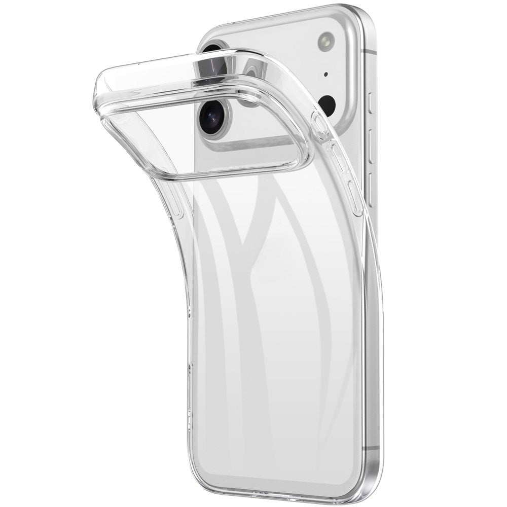 iPhone 18 Pro Max / 17 Pro Max EIDERWOOD Fleksibelt Plast Deksel - Gjennomsiktig