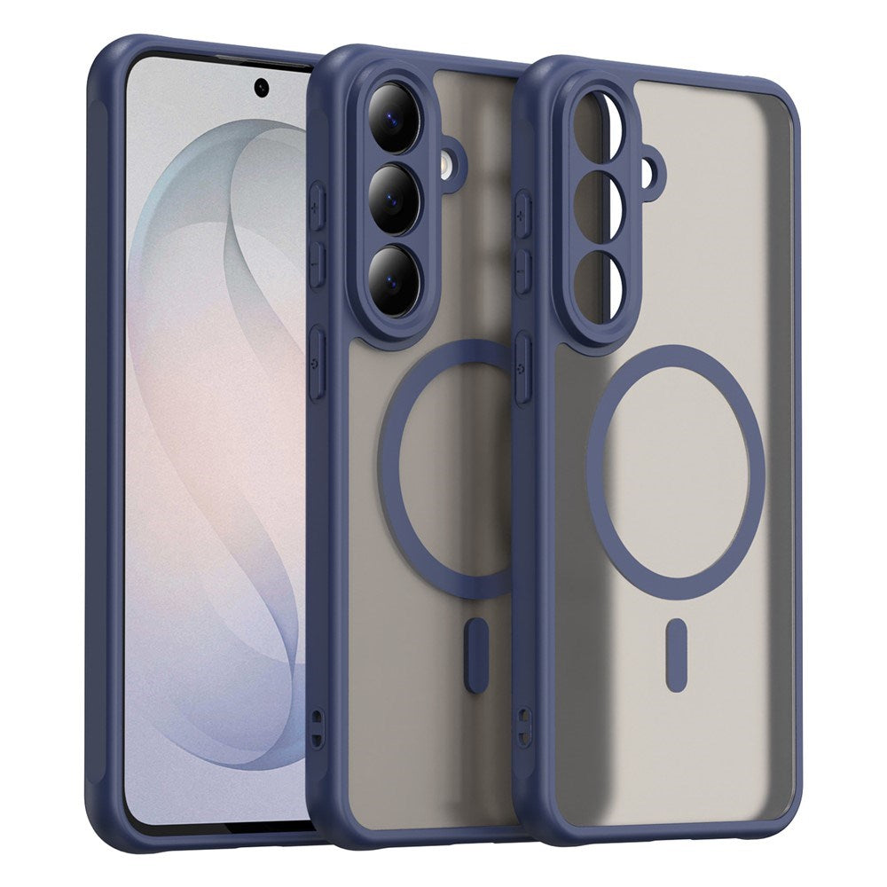 Samsung Galaxy S26 FE EIDERWOOD Matte Hybrid Deksel – MagSafe Kompatibel - Gjennomsiktig / Blå
