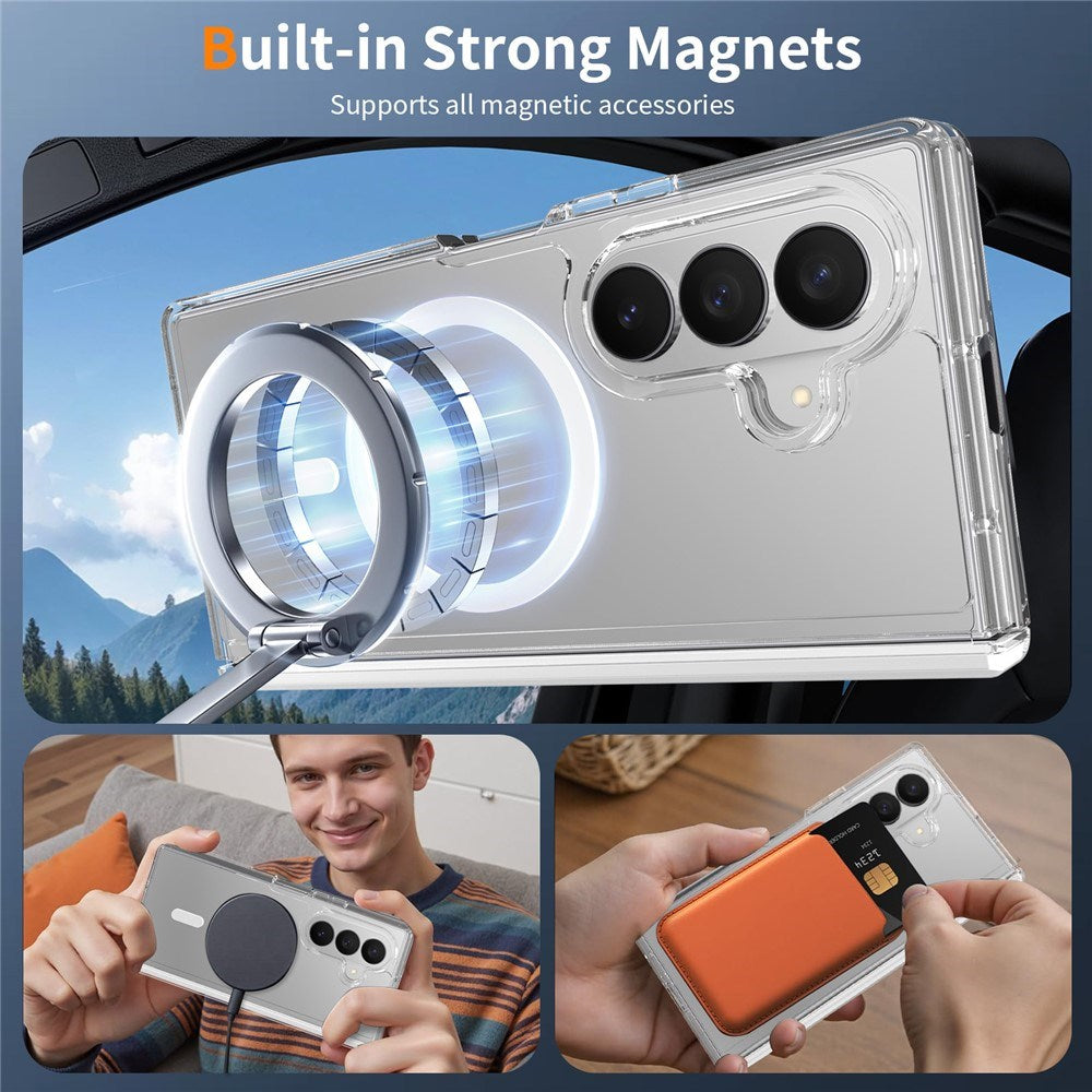 Samsung Galaxy Z Fold8 Ultra EIDERWOOD Hybrid All-Around Beskyttende Deksel - MagSafe Kompatibel - Gjennomsiktig