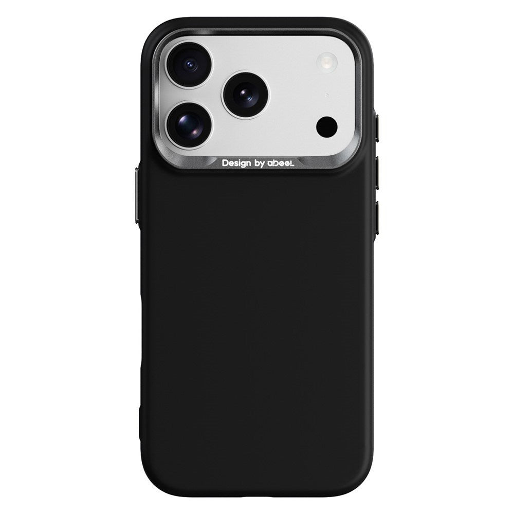 iPhone 18 Pro / 17 Pro ABEEL Hardt Soft-Touch Plast Deksel - MagSafe Kompatibel - Svart