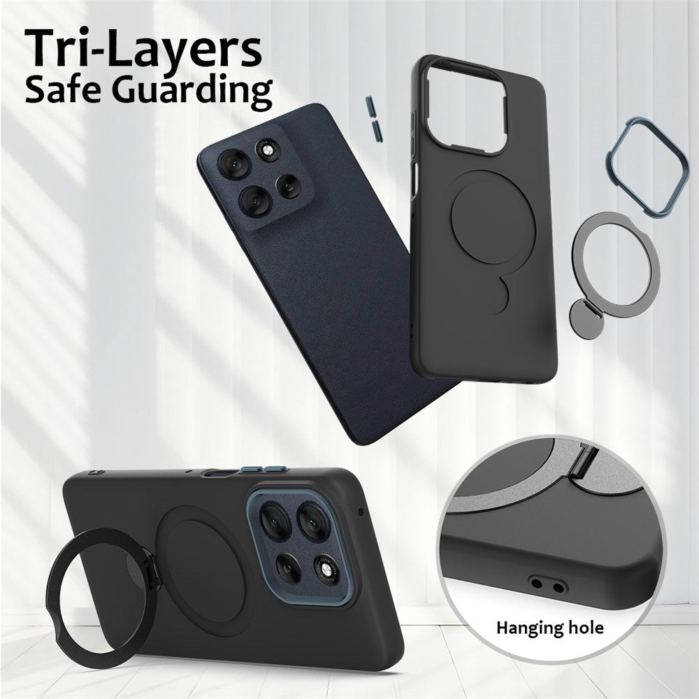 OnePlus Nord 6 / Nord CE6 EIDERWOOD Hybrid Deksel med Kickstand - MagSafe Kompatibel - Svart