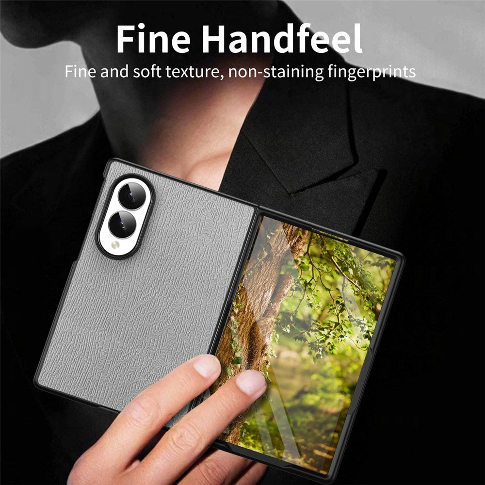 Samsung Galaxy Z Fold8 EIDERWOOD Hybrid Deksel med Tretekstur – Svart