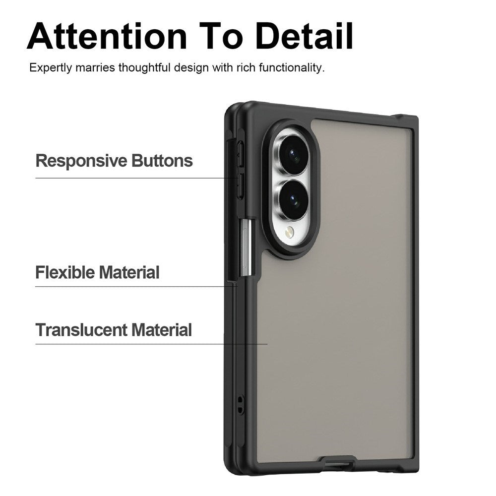 Samsung Galaxy Z Fold8 EIDERWOOD Matte Hybrid Deksel – Svart