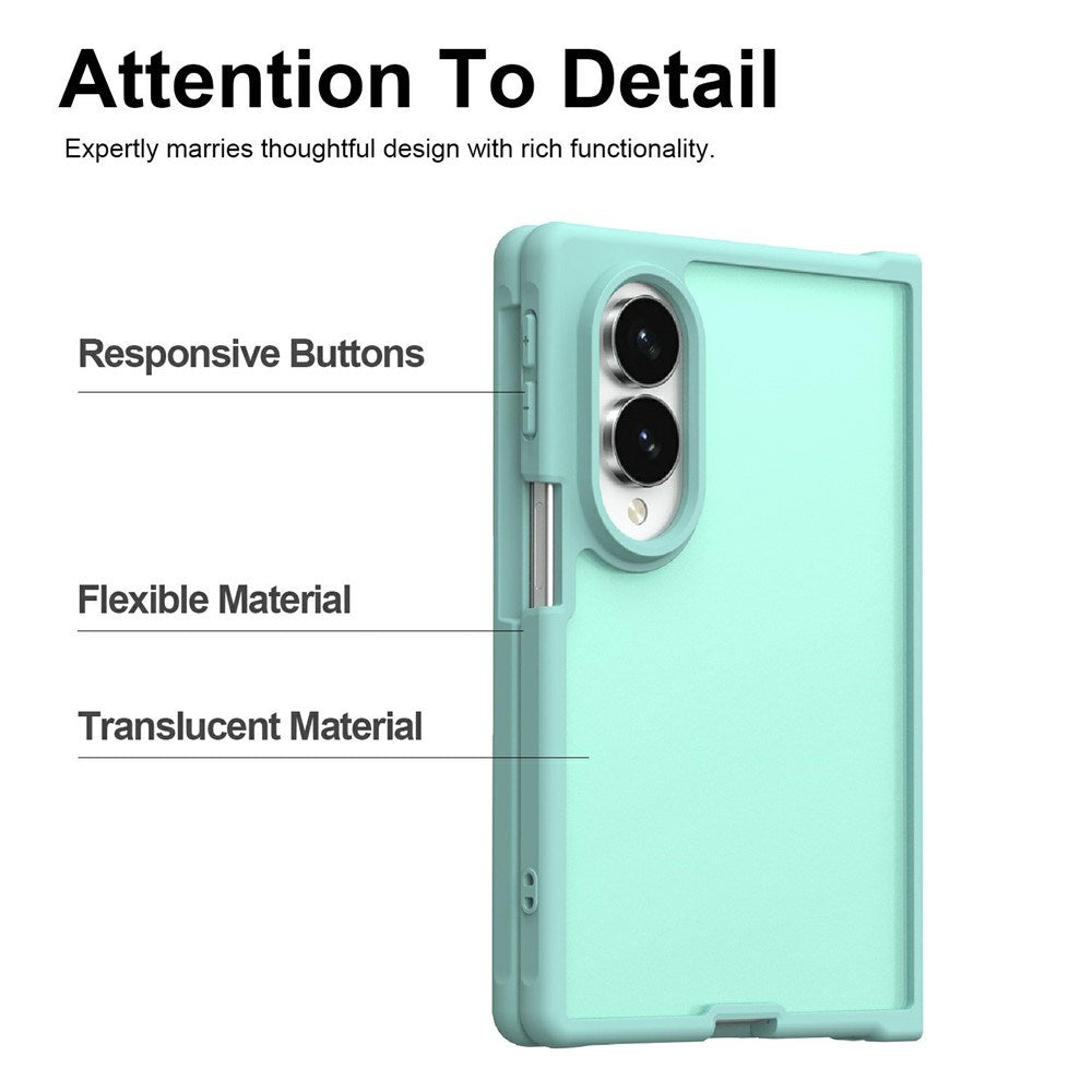 Samsung Galaxy Z Fold8 EIDERWOOD Matte Hybrid Deksel – Turkis