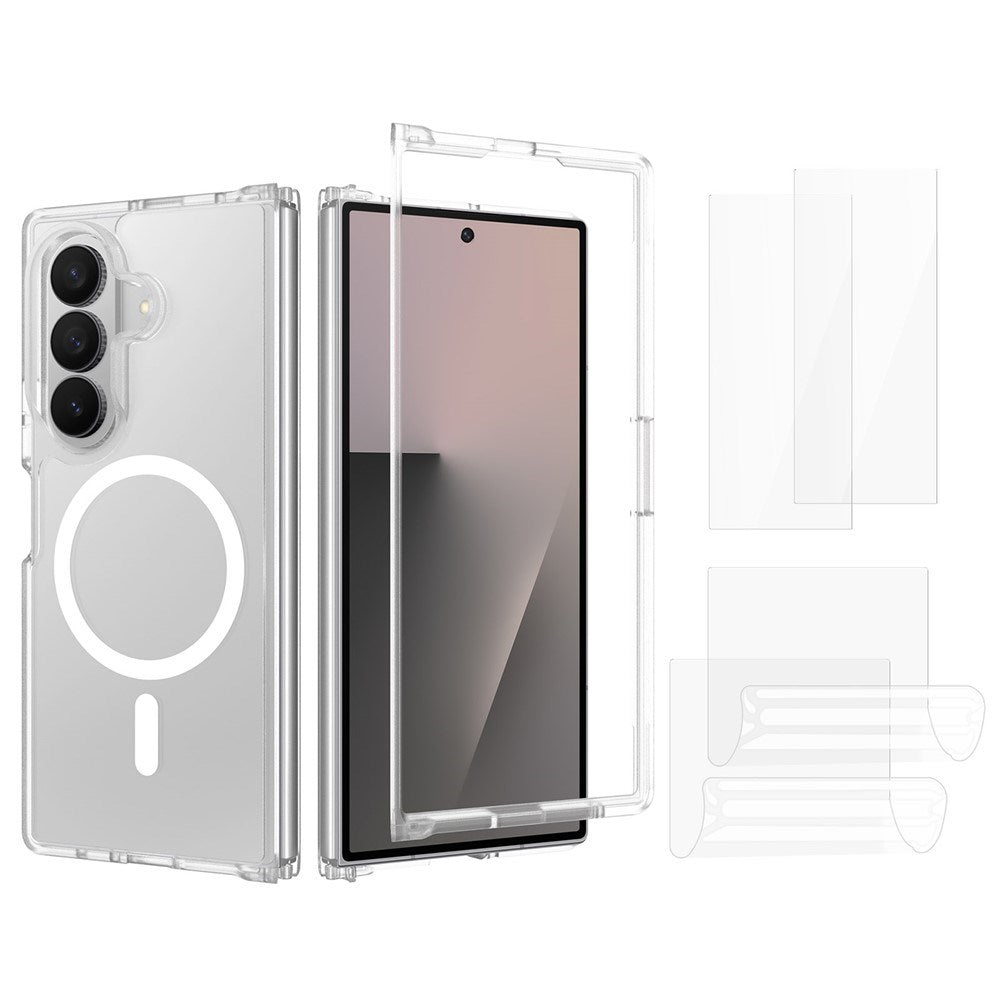 Samsung Galaxy Z Fold8 Ultra EIDERWOOD Hybrid Deksel inkl. Skjermbeskyttersett - Gjennomsiktig