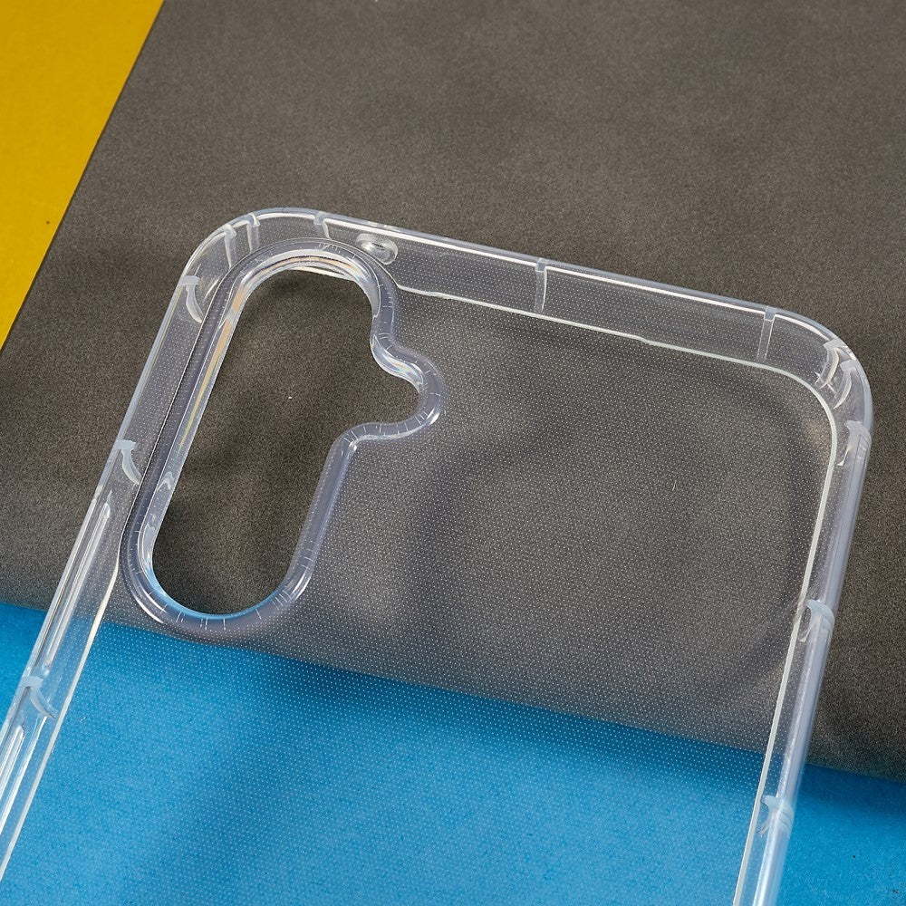 Samsung Galaxy A54 (5G) Fleksibel Plast Støtsikkert Deksel - Gjennomsiktig