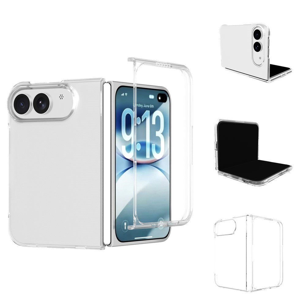iPhone Fold EIDERWOOD Hard Plast Deksel - Gjennomsiktig