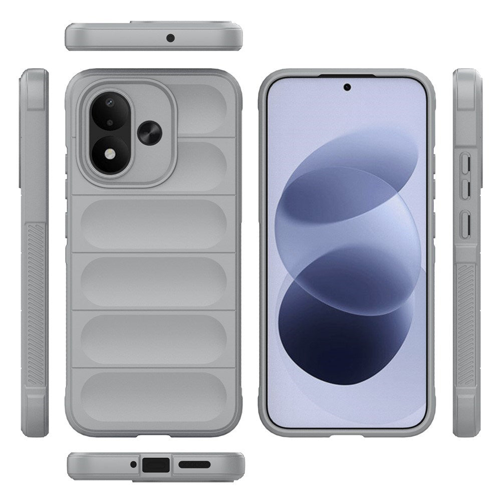 Xiaomi Redmi Note 17 (5G) EIDERWOOD Rugged Plast Deksel - Lysegrå