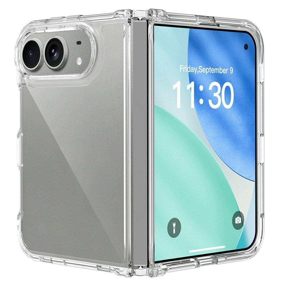 iPhone Fold EIDERWOOD Hybrid Deksel - Gjennomsiktig