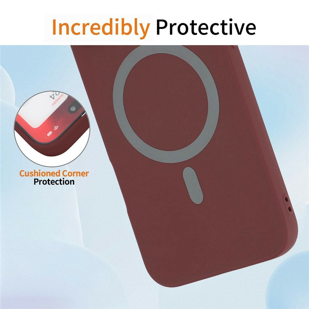Xiaomi Redmi 17 (5G / 4G) EIDERWOOD Fleksibelt Plast Deksel - MagSafe Kompatibel - Rød