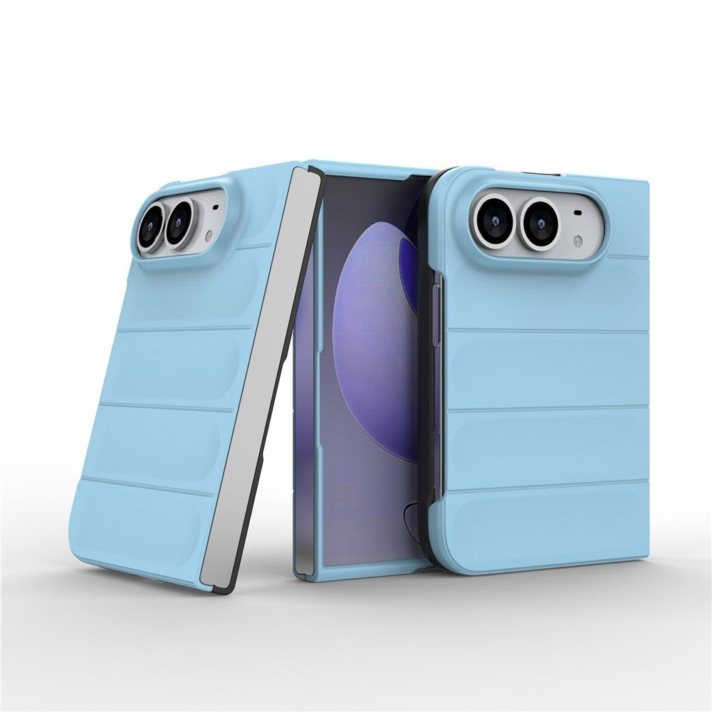 iPhone Fold EIDERWOOD Robust Plast Deksel - Lyseblå