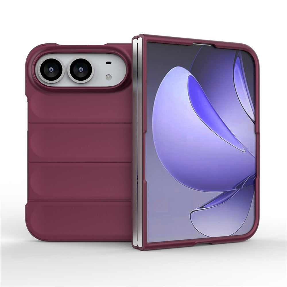 iPhone Fold EIDERWOOD Robust Plast Deksel - Mørkerød