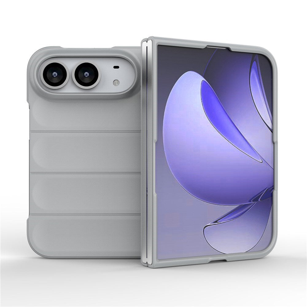 iPhone Fold EIDERWOOD Robust Plast Deksel - Grå