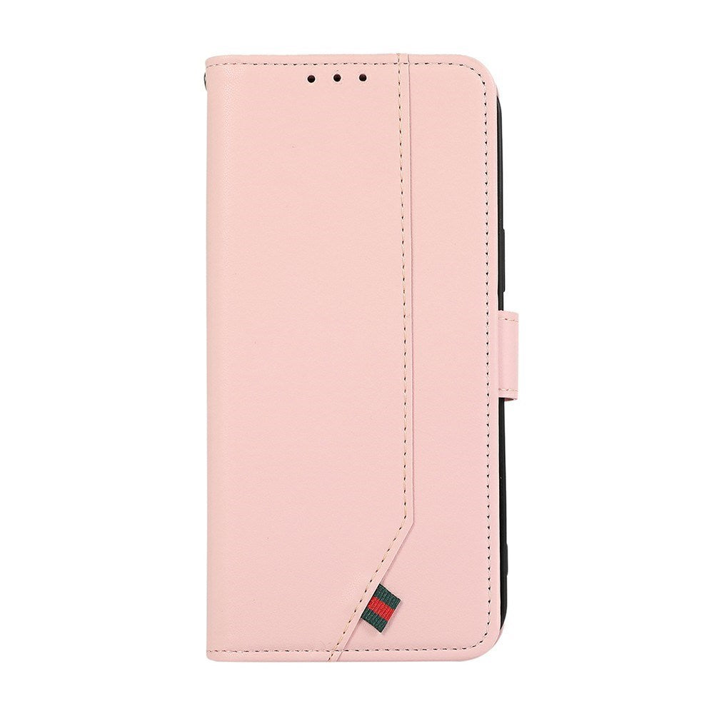 Google Pixel 11a EIDERWOOD Kunstskinn Flip Deksel m. RFID Blokkering - Rosa