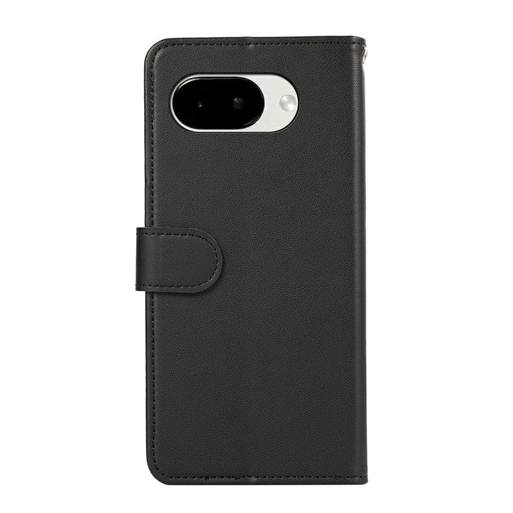 Google Pixel 11a EIDERWOOD Kunstskinn Flip Deksel m. RFID Blokkering - Svart