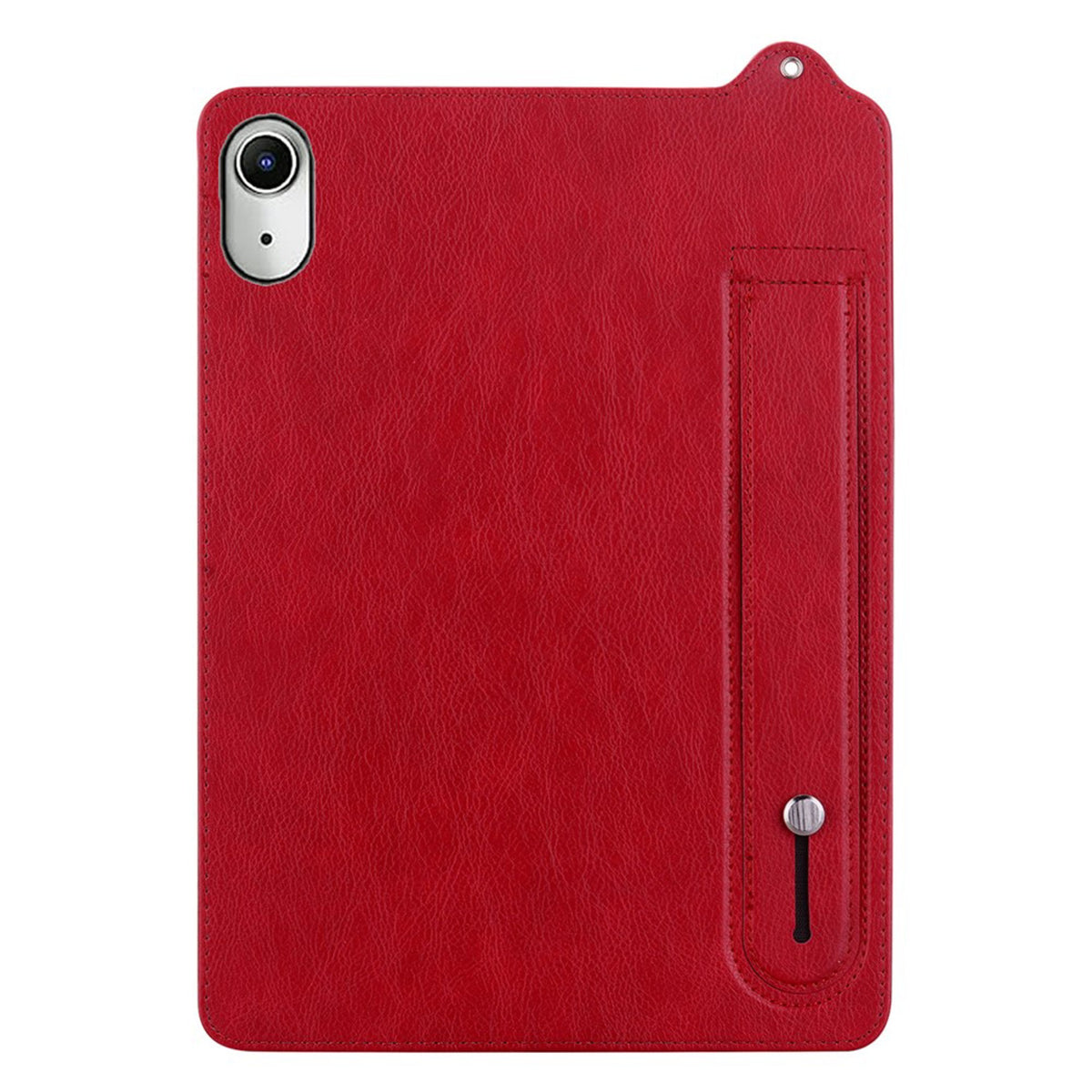 iPad Mini (2026) 8. Gen. EIDERWOOD Kunstskinn Bak Deksel m. Stropp Kickstand - Rød
