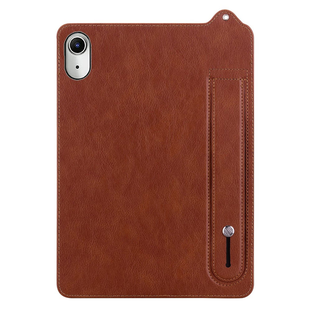 iPad Mini (2026) 8. Gen. EIDERWOOD Kunstskinn Bak Deksel m. Stropp Kickstand - Brun