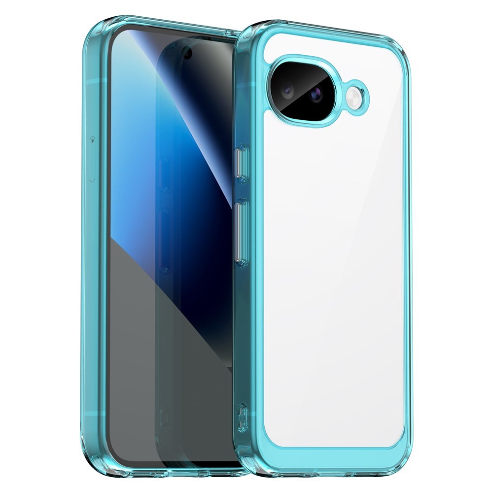 Google Pixel 11a EIDERWOOD Hybrid Plast Deksel - Gjennomsiktig / Blå
