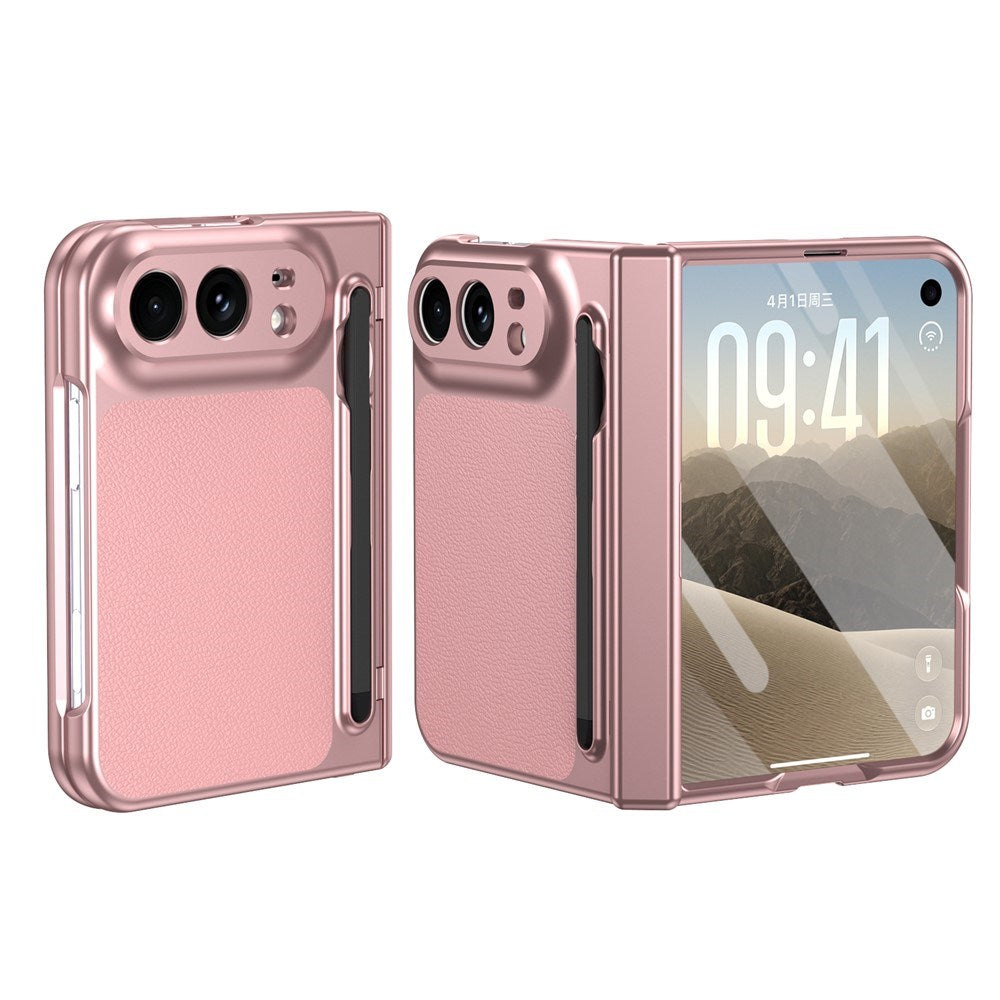 iPhone Duo EIDERWOOD Deksel med Skjermbeskyttelse og Stylus - Rosa