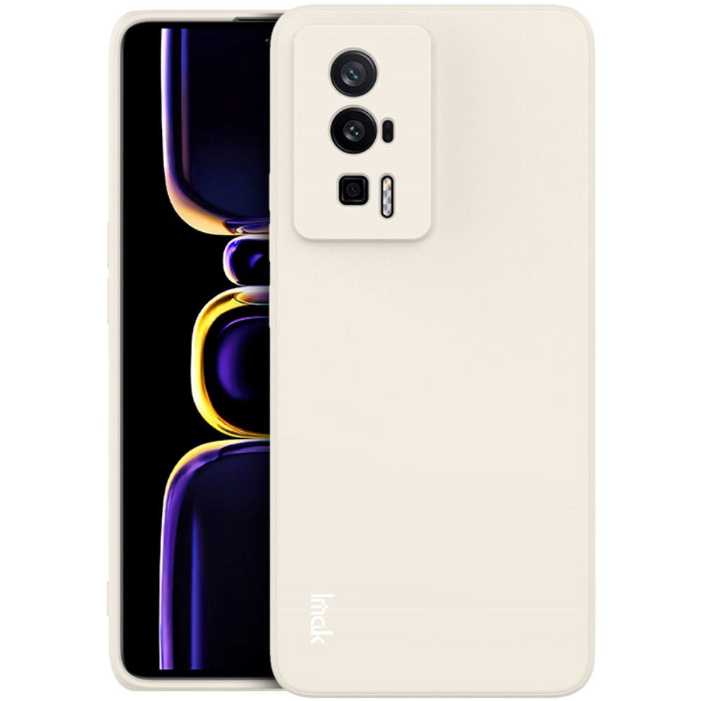 Xiaomi Poco F5 Pro IMAK UC-4 Series Fleksibel Plast Deksel - Hvit