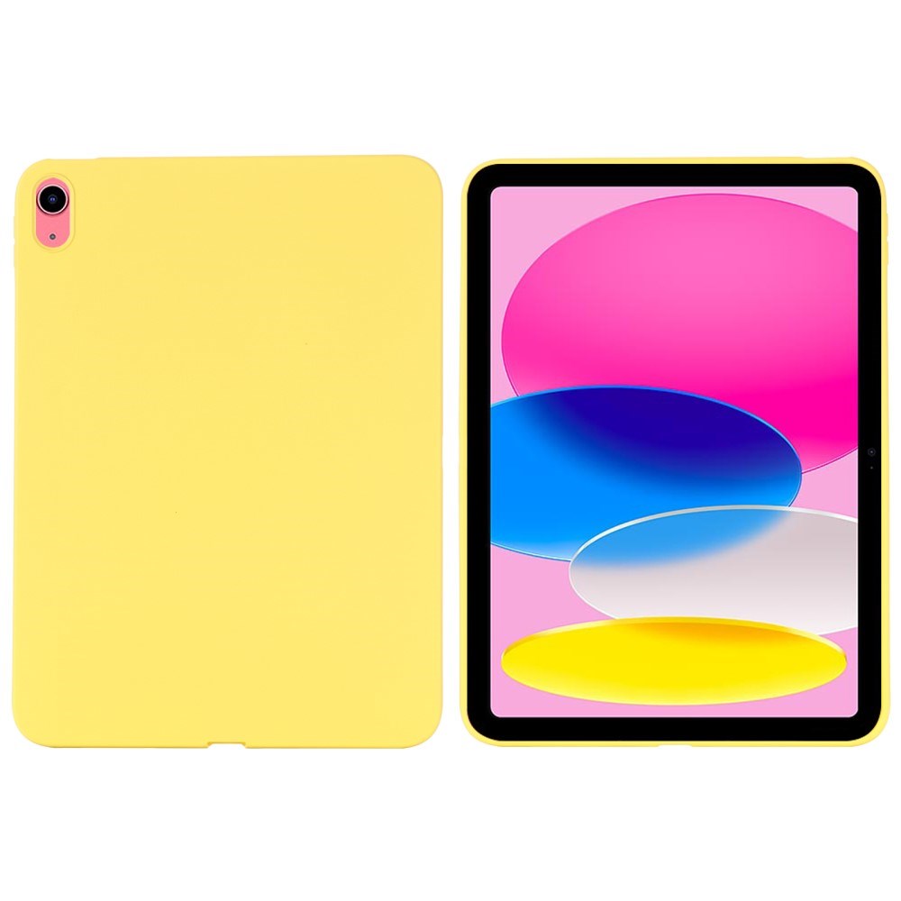 iPad 11" (2025) / iPad 10.9" (2024/2022) Liquid Silikone Shockproof Deksel - Gul