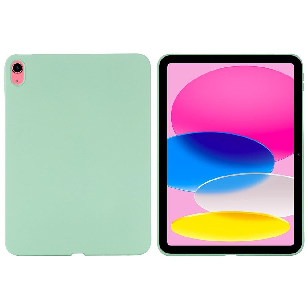 iPad 11" (2025) / iPad 10.9" (2024/2022) Liquid Silikone Shockproof Deksel - Grønn