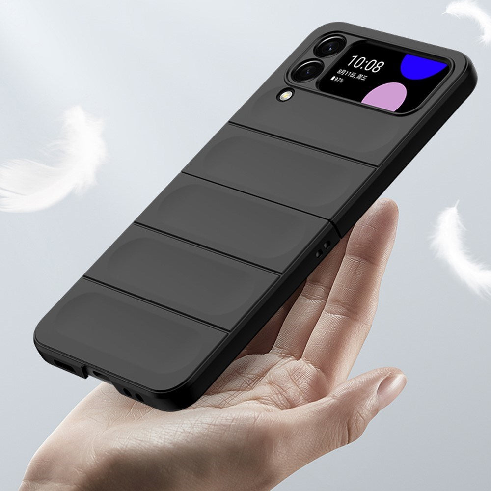 EIDERWOOD Samsung Galaxy Z Flip3 (5G) Hard Plast Deksel med Grep – Svart