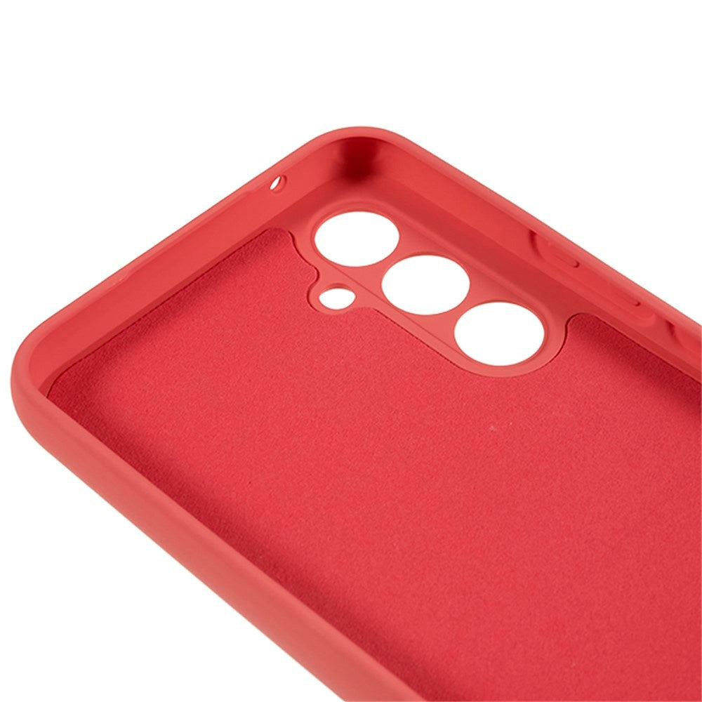 EIDERWOOD Samsung Galaxy A34 (5G) Fôret Fleksibelt Plast Deksel - Mørkrød